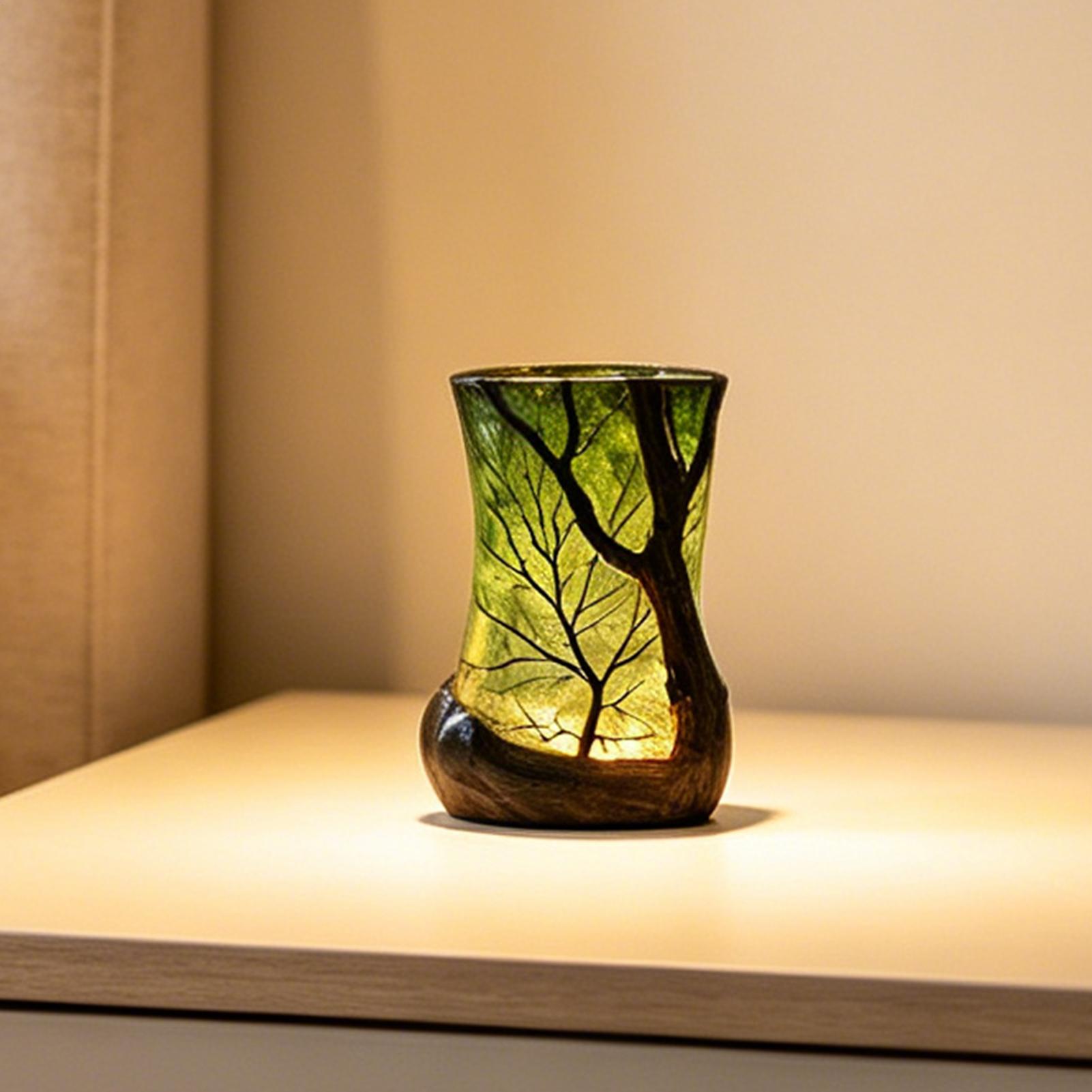 Lighting Table Decor - Bedside Table Lamp Forest Nightlight Decorative