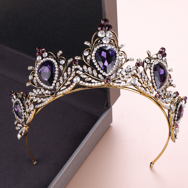 Elegant Decor & Lighting Llc - Elegant Crown Headpiece Baroque Vintage Tiara