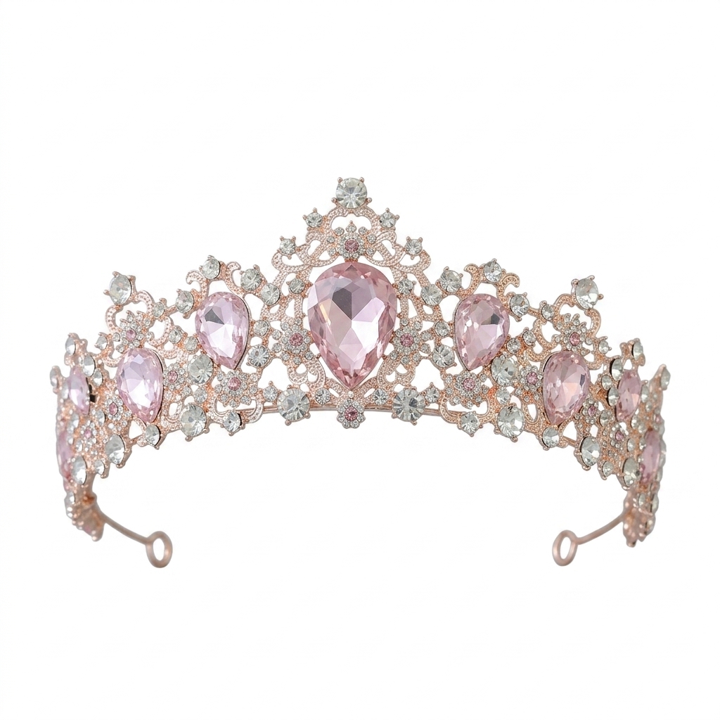 Elegant Decor & Lighting Llc - Elegant Tiara Hairband for Bridal Wedding
