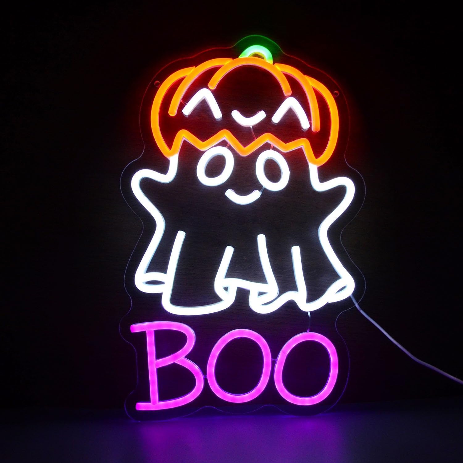 Cute Ghost Pumpkin Hat BOO LED - огляд і ціна Home Decor Lighting Tricks