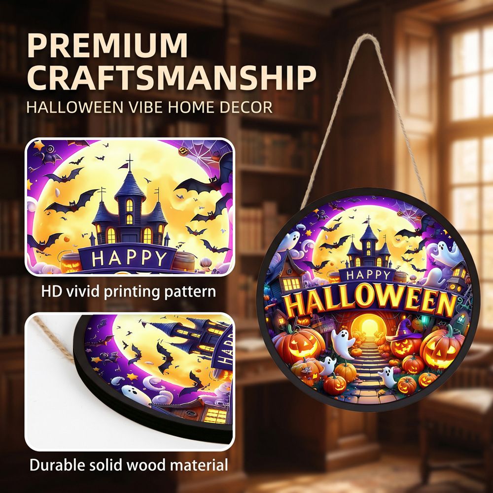 Round Glowing Halloween Hangin - огляд і ціна Home Decor Lighting Tricks