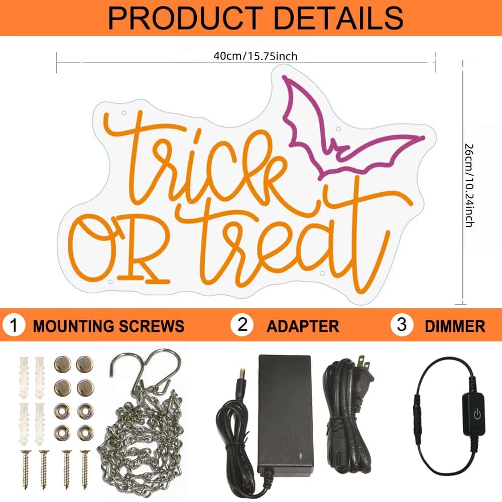 USB Powered Trick OR Treat LED - огляд і ціна Home Decor Lighting Tricks