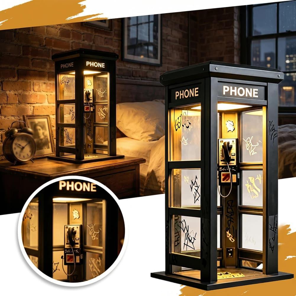 Retro Graffiti Phone Booth Tab - огляд і ціна Lighting Table Decor