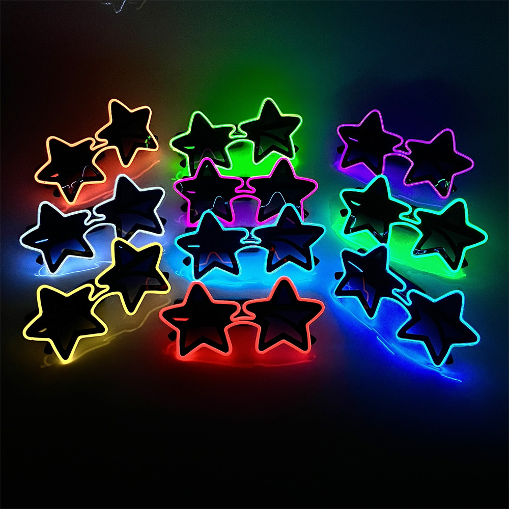 Star Shape LED Glowing Glasses - огляд і ціна Lighting Visual