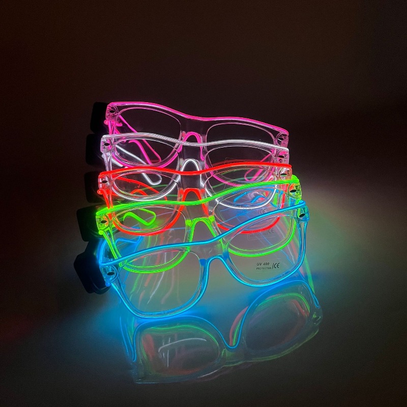 LED Glasses Transparent Frame  - огляд і ціна Lighting Visual