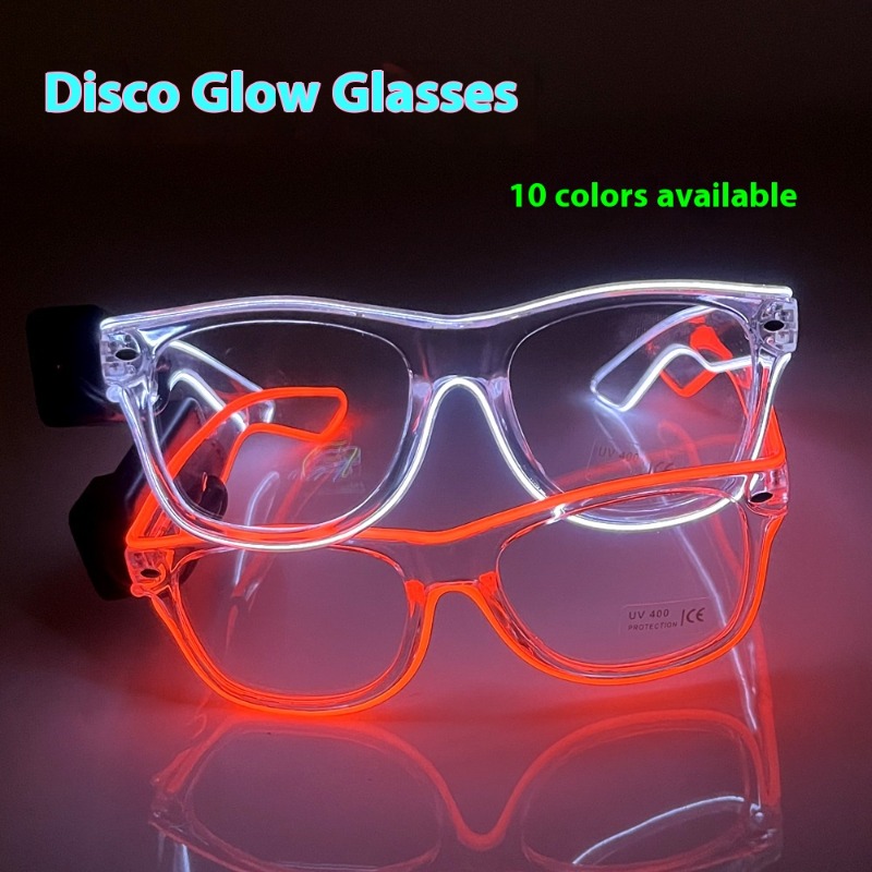 LED Glasses Transparent Frame  - огляд і ціна Lighting Visual