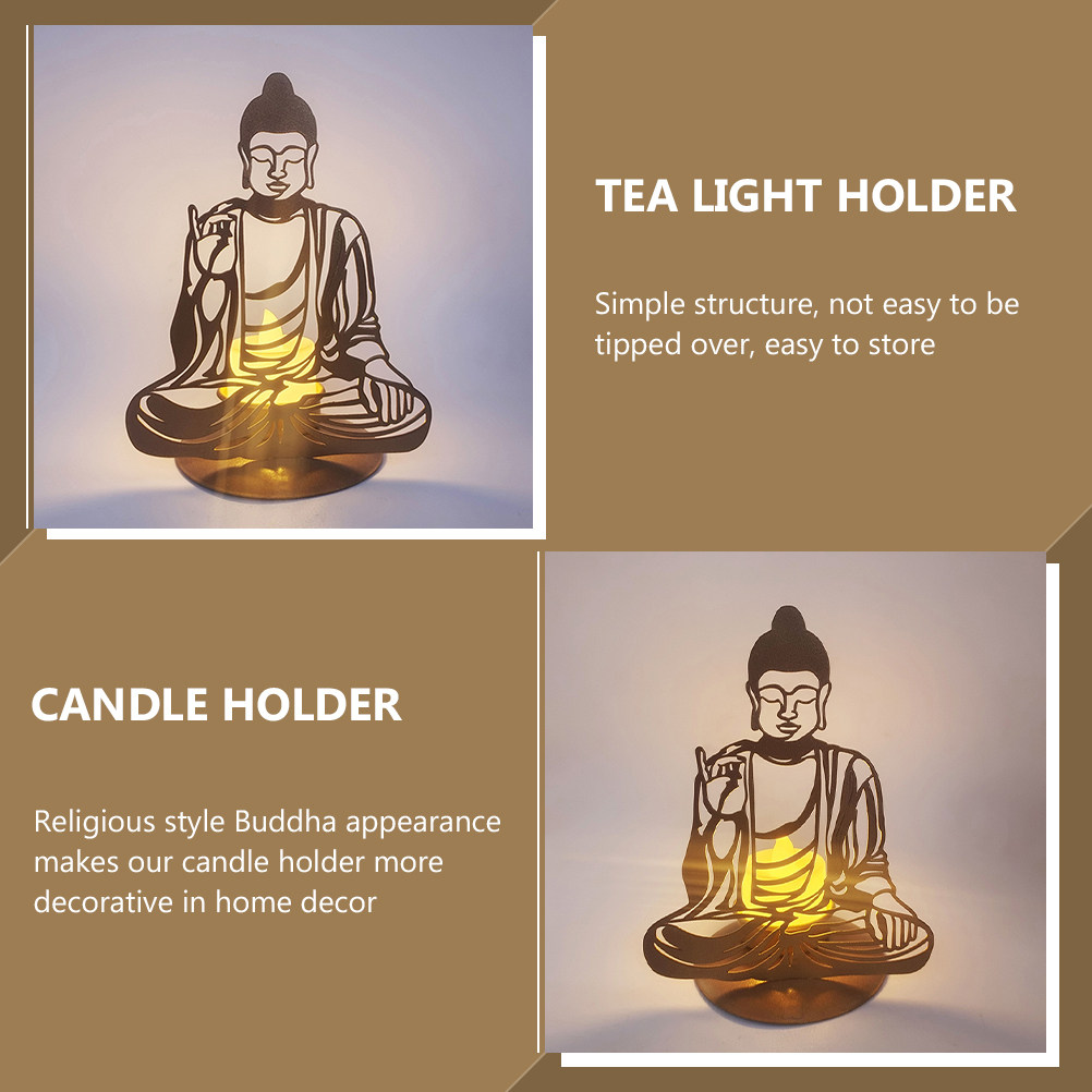 Decorative Buddha Holder Iron  - огляд і ціна Office Lighting Decor