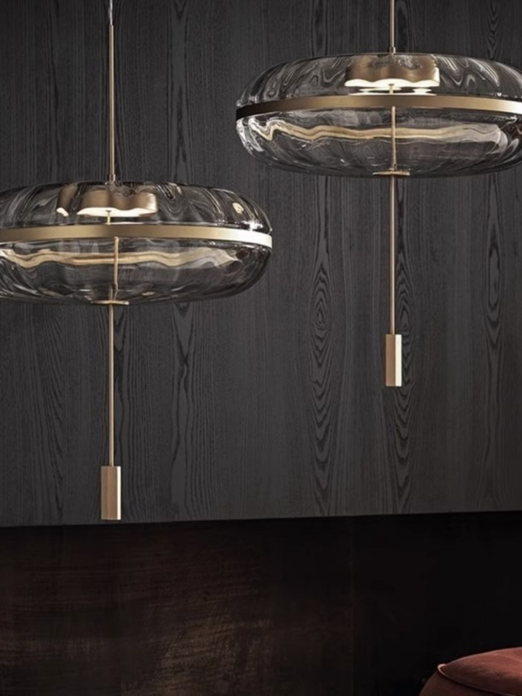 Nordic Postmodern Circular Gla - огляд і ціна Lighting Decor Store