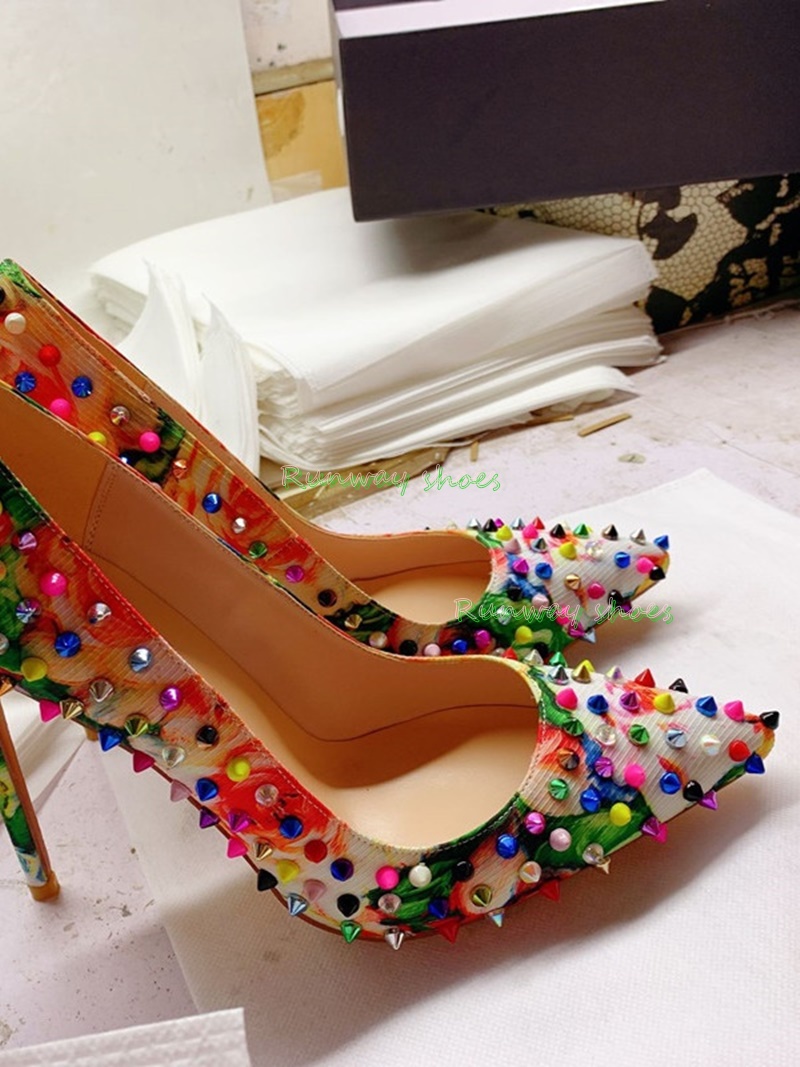 Printing Pointed High heel Mul - огляд і ціна Up Lighting Decor