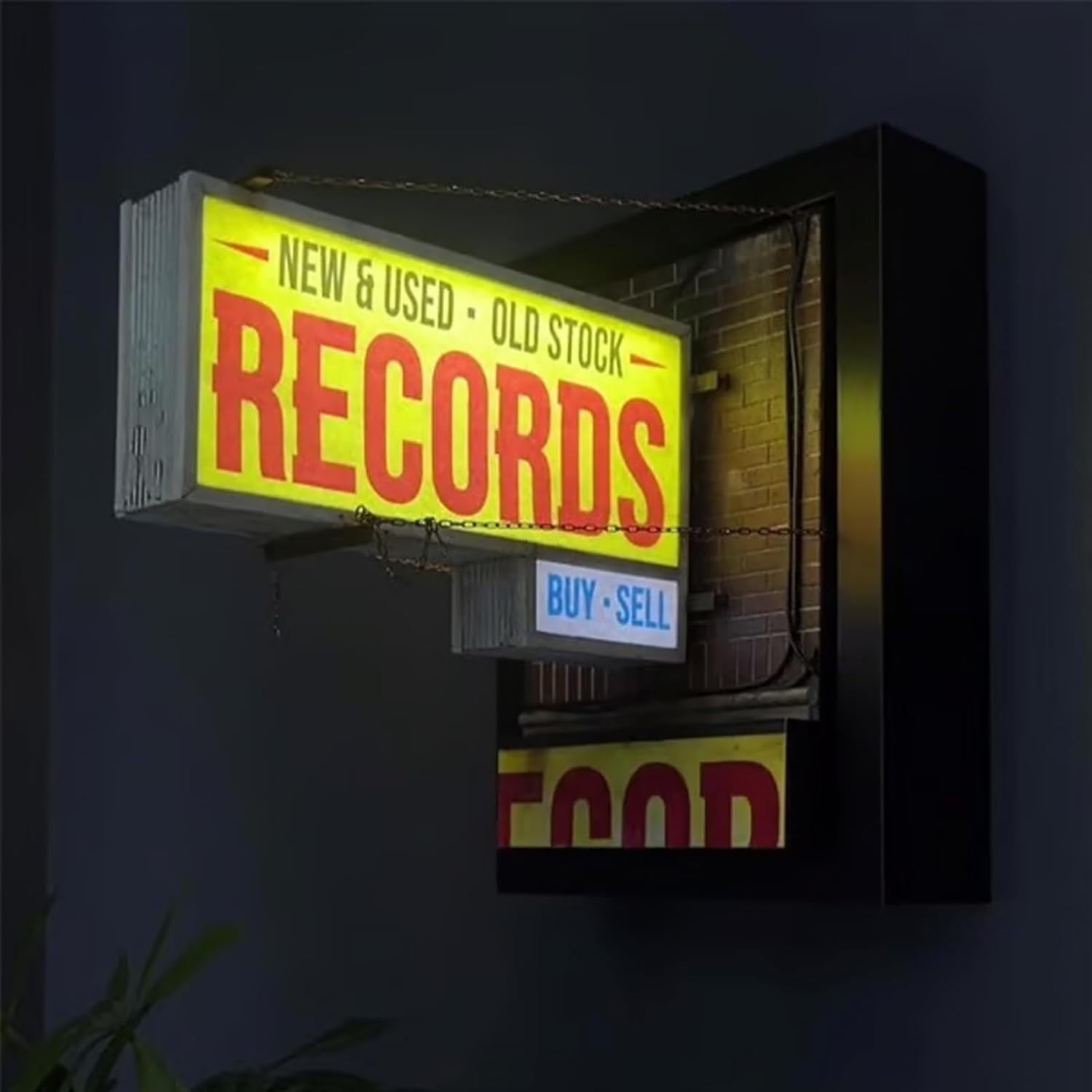 Retro Record Store Wall Light  - огляд і ціна Lighting Decor Store