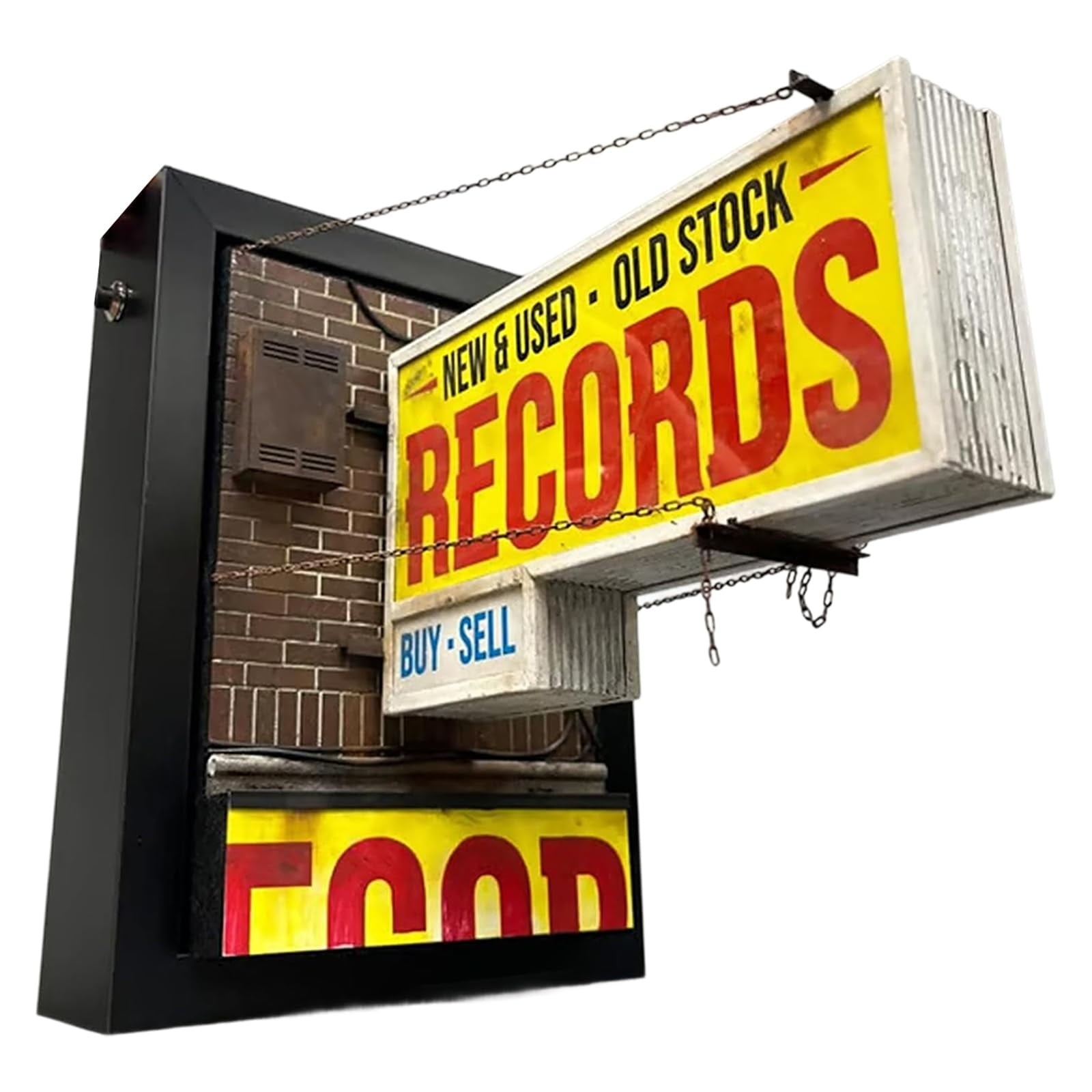 Retro Record Store Wall Light  - огляд і ціна Lighting Decor Store