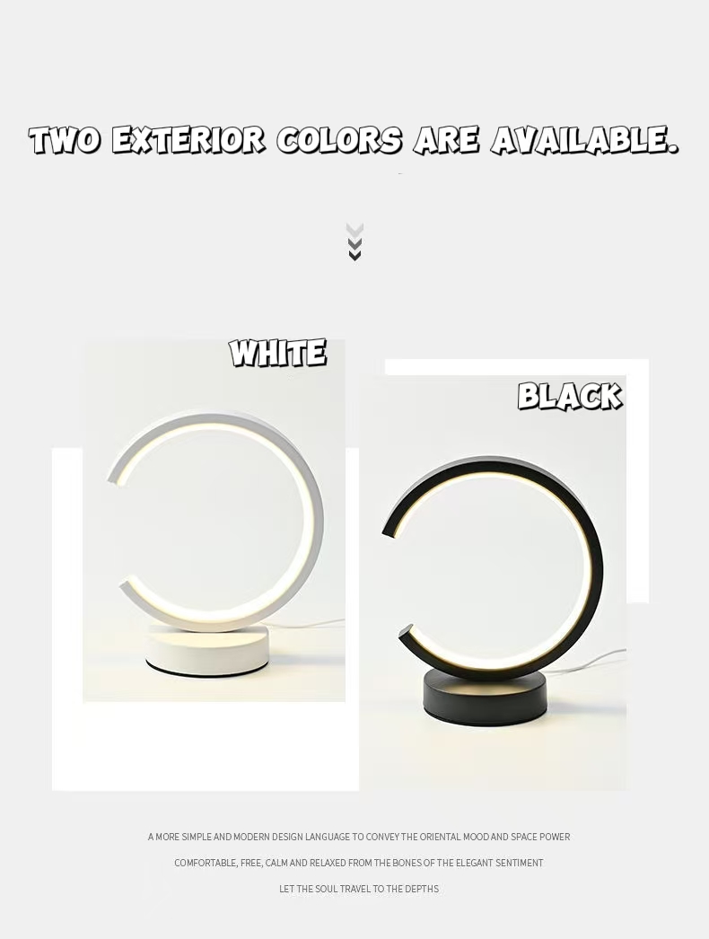 20CM LED Simple Circular Ring  - огляд і ціна Lighting Table Decor