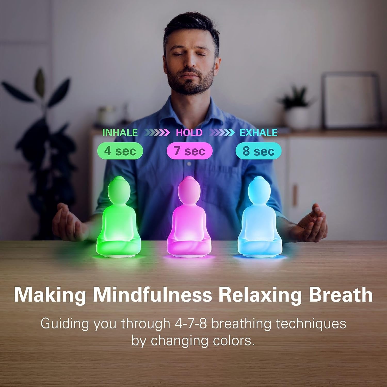 Mindful Breathing Yoga | 4-7-8 - огляд і ціна Lighting Visual