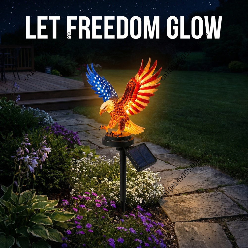 Eagle Figurine Garden Solar St - огляд і ціна Yard Lighting Decor