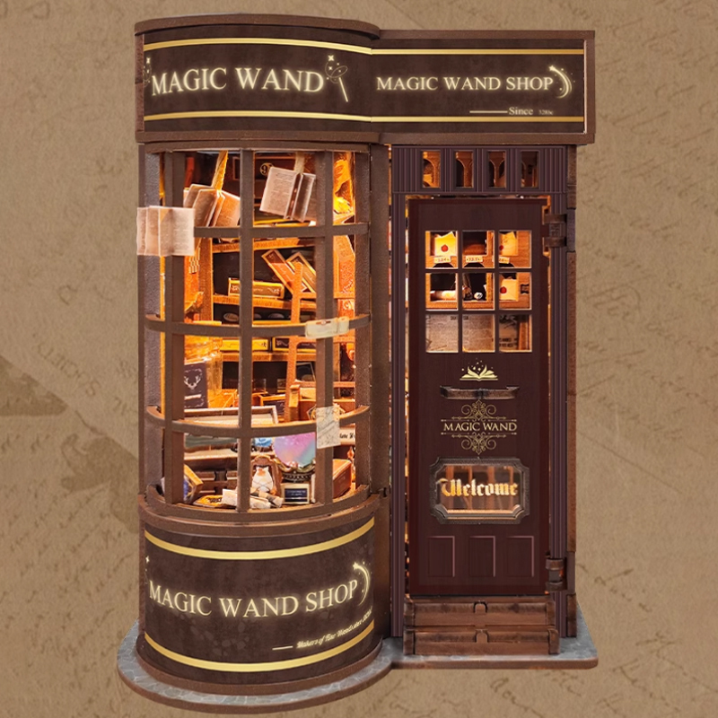 DIY Wooden Book Nook Kit Magic - огляд і ціна Lighting Decor Store
