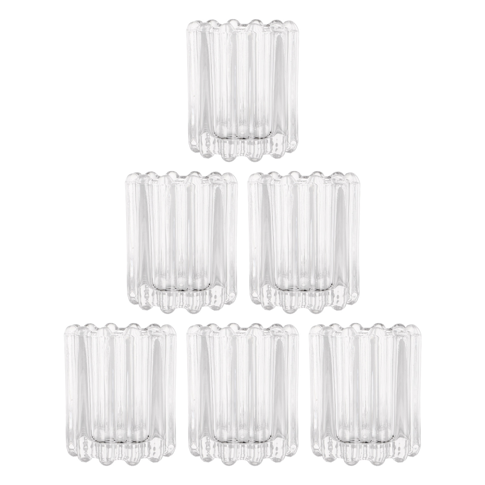 6Pcs Clear Glass Vintage Holde - огляд і ціна Vintage Lighting Decor