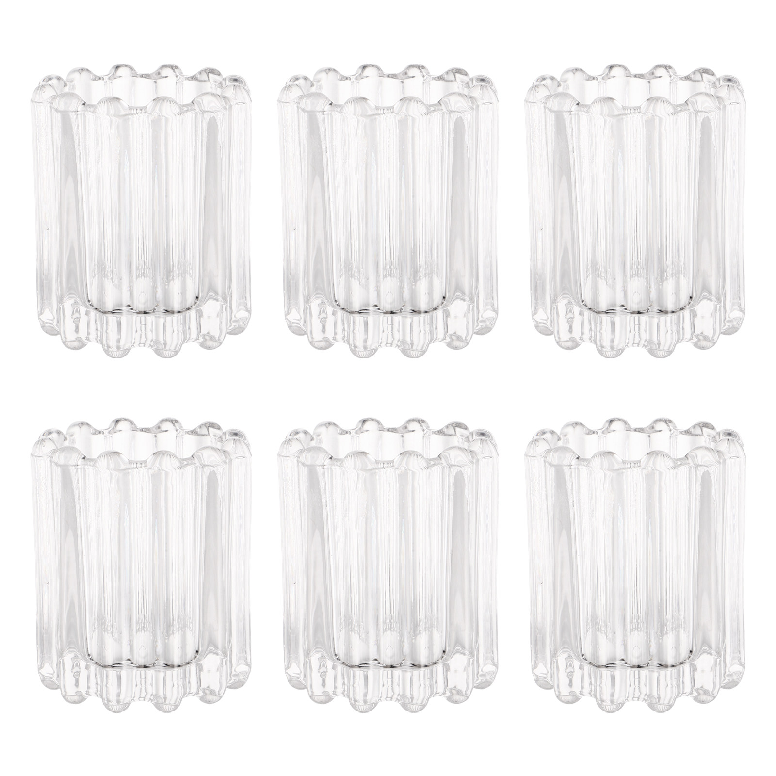 6Pcs Clear Glass Vintage Holde - огляд і ціна Vintage Lighting Decor
