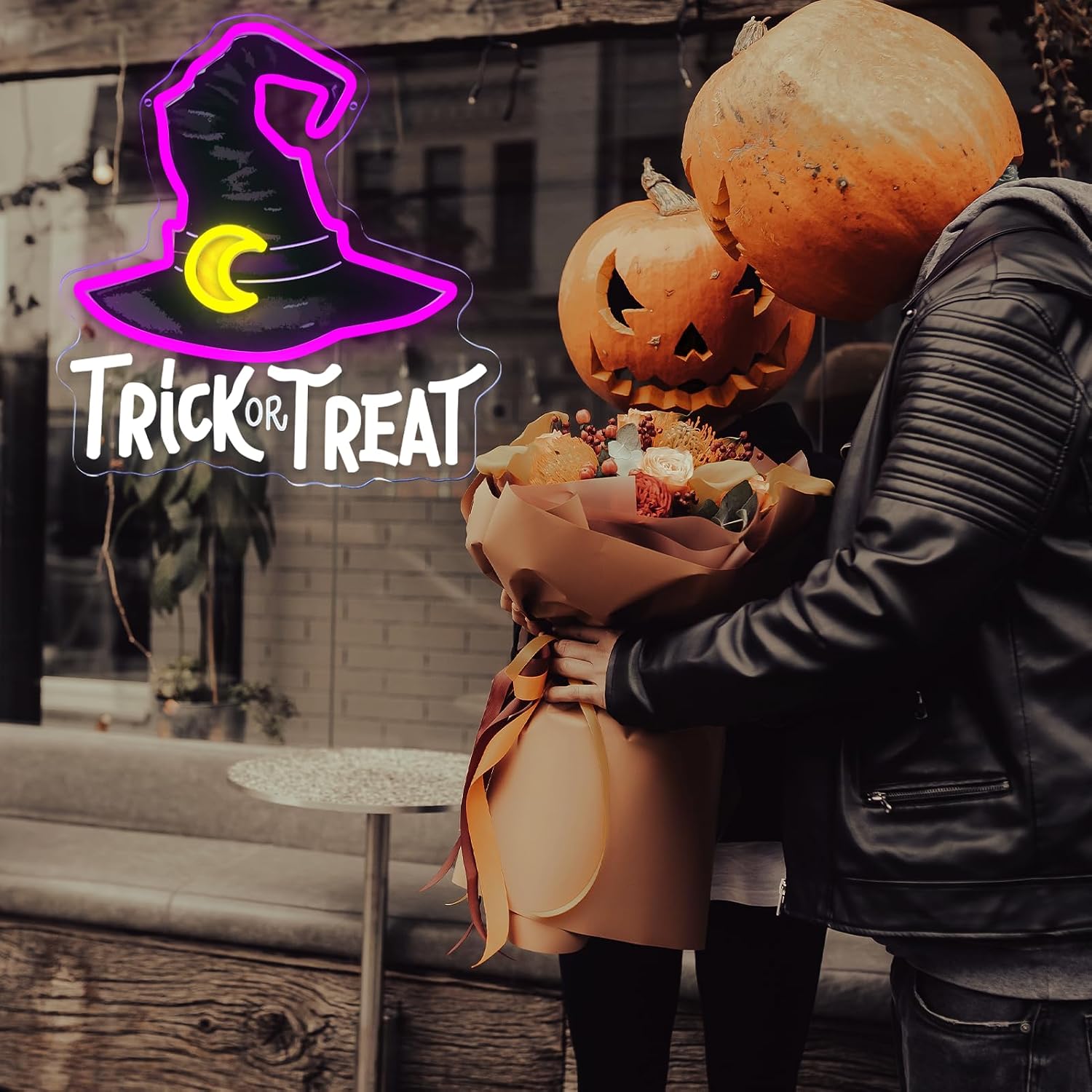 Trick Or Treat Witch Hat Neon  - огляд і ціна Home Decor Lighting Tricks