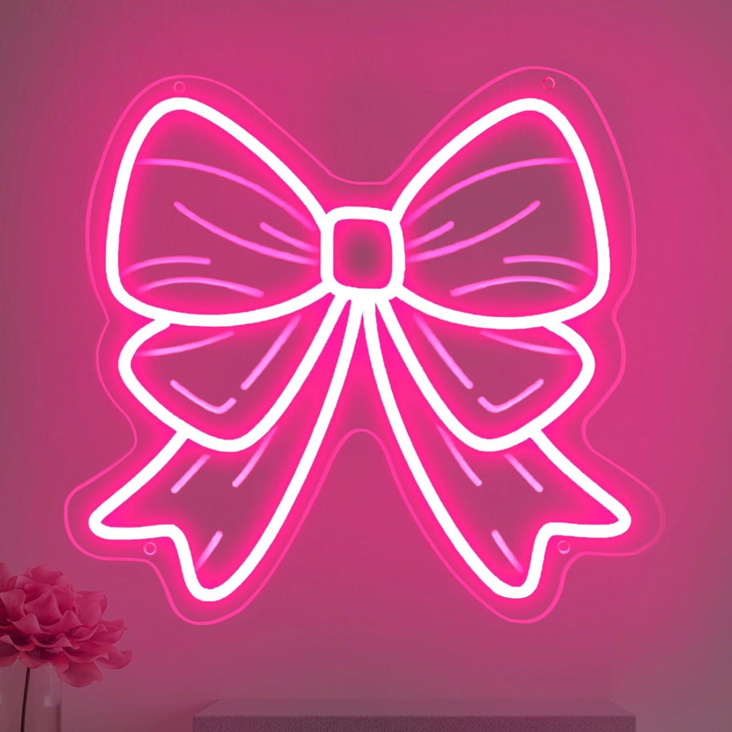 Bow Neon Signs USB Dimmable LE - огляд і ціна Elegant Decor & Lighting Llc