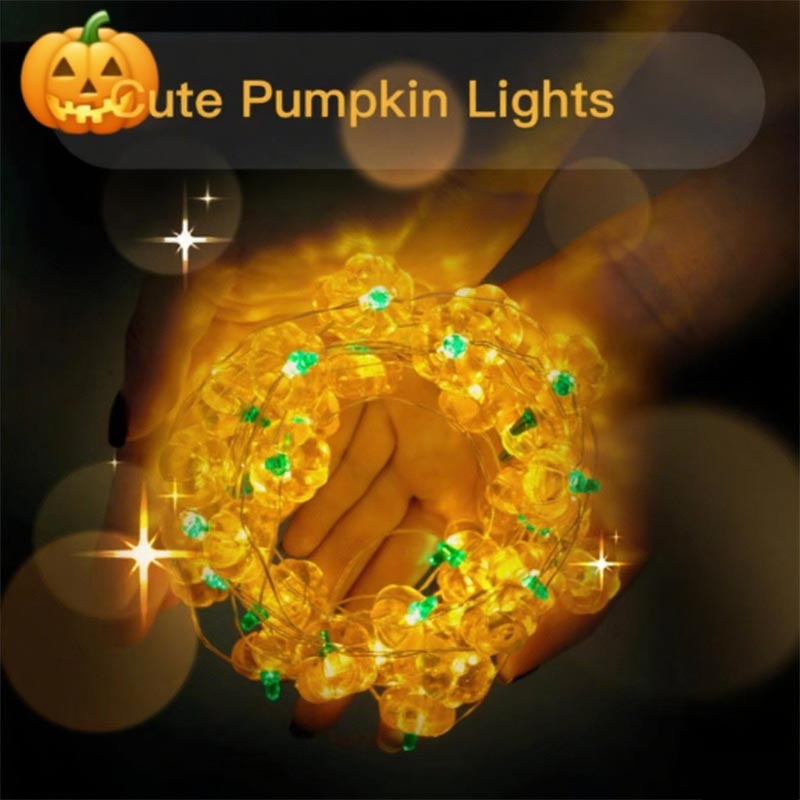Halloween Pumpkin Light String - огляд і ціна Home Decor Lighting Tricks