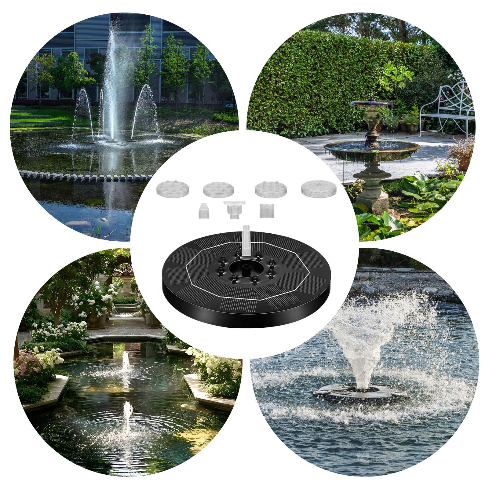 Fountain Pump Solar Adjustable - огляд і ціна Up Lighting Decor