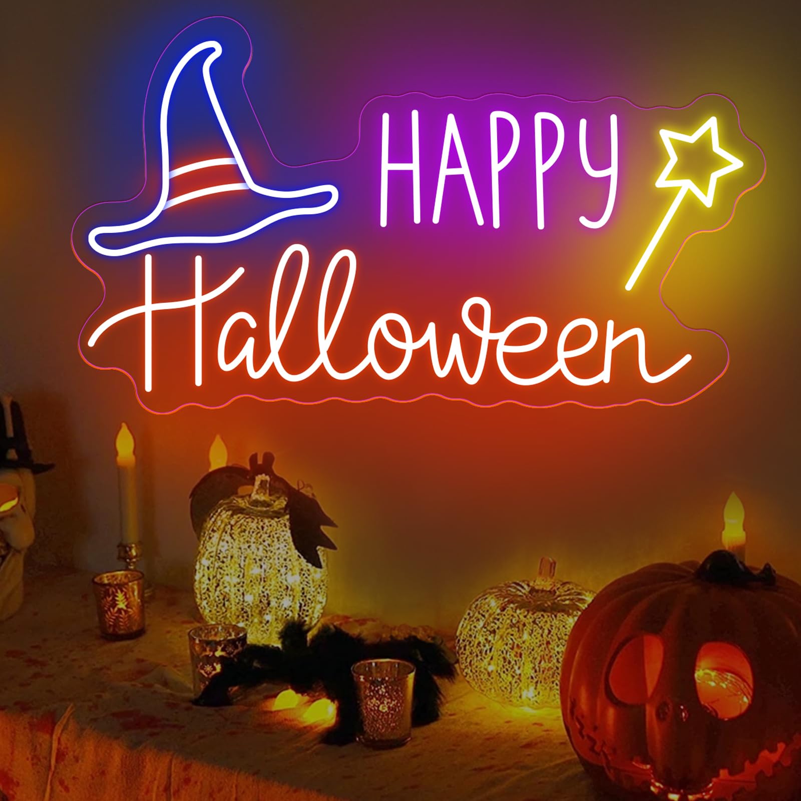 Happy Halloween Bat LED Neon S - огляд і ціна Home Decor Lighting Tricks