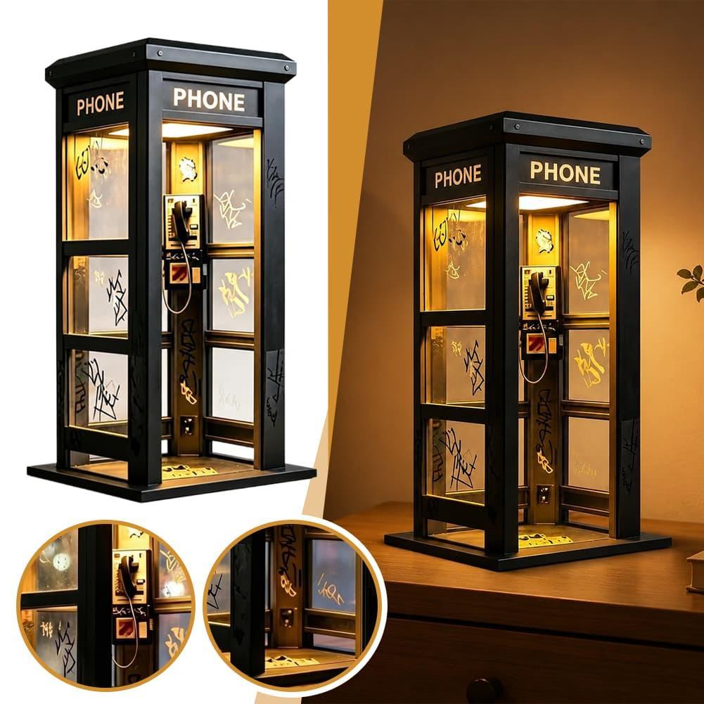Vintage London Telephone Booth - огляд і ціна Lighting Table Decor