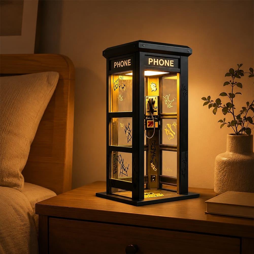 Vintage London Telephone Booth - огляд і ціна Lighting Table Decor