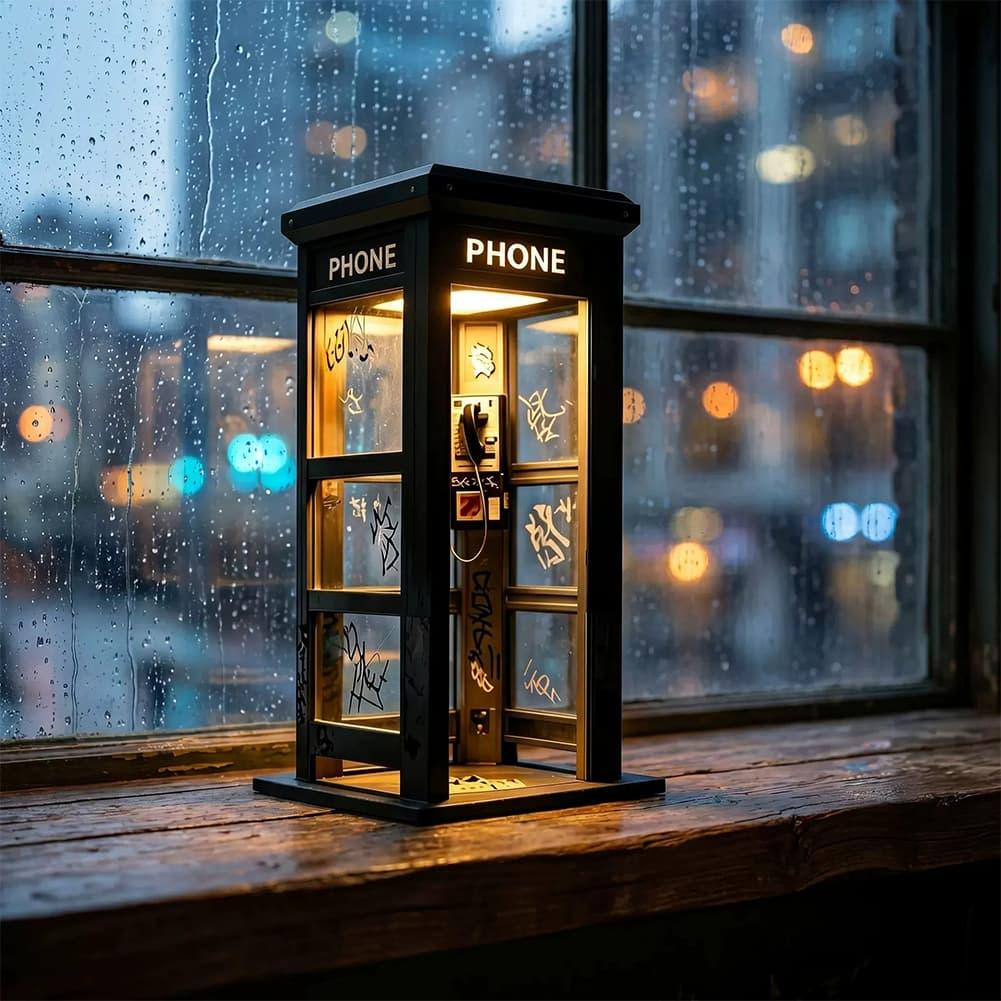 Vintage London Telephone Booth - огляд і ціна Lighting Table Decor