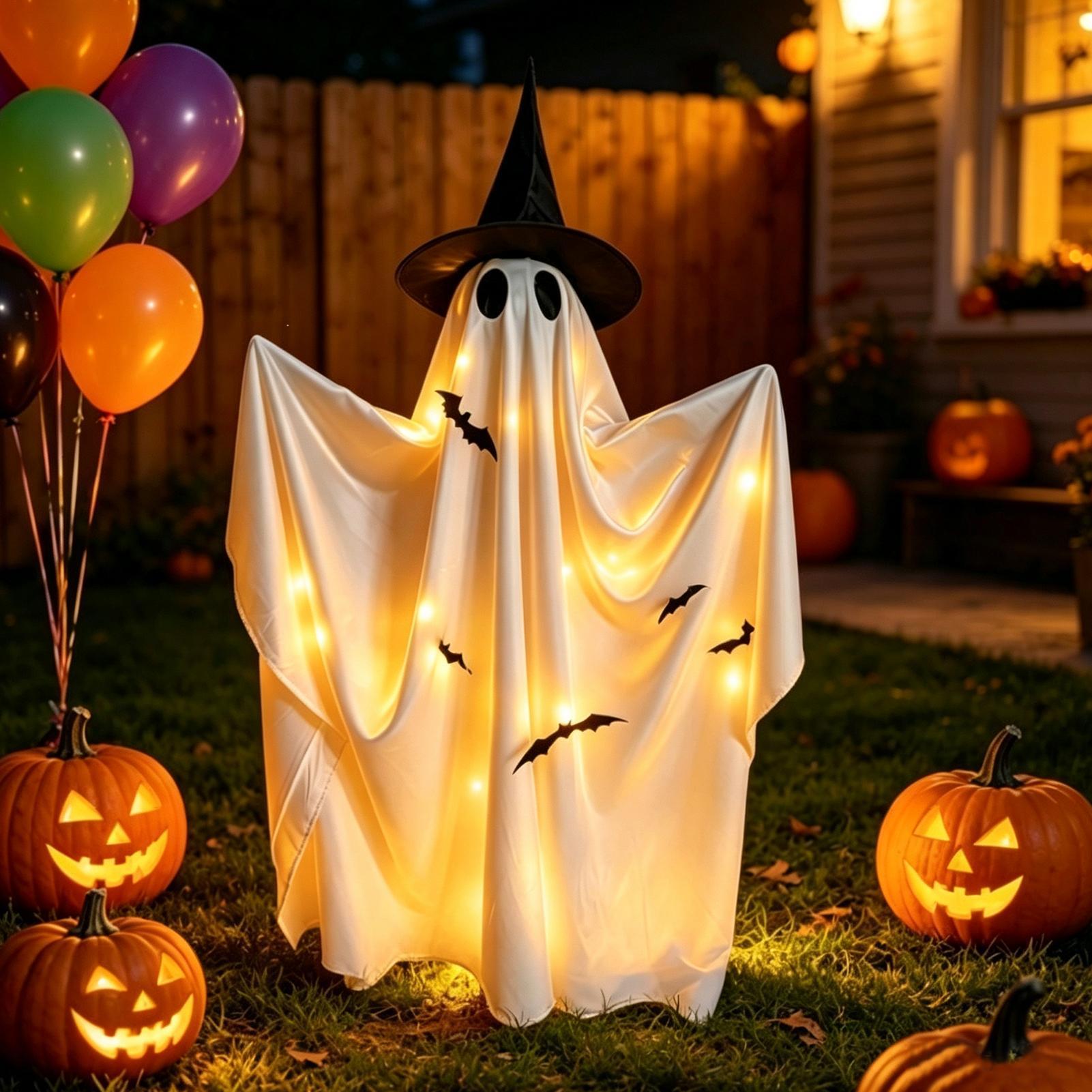 Halloween Ghost Decor 59in Spo - огляд і ціна Home Decor Lighting Tricks