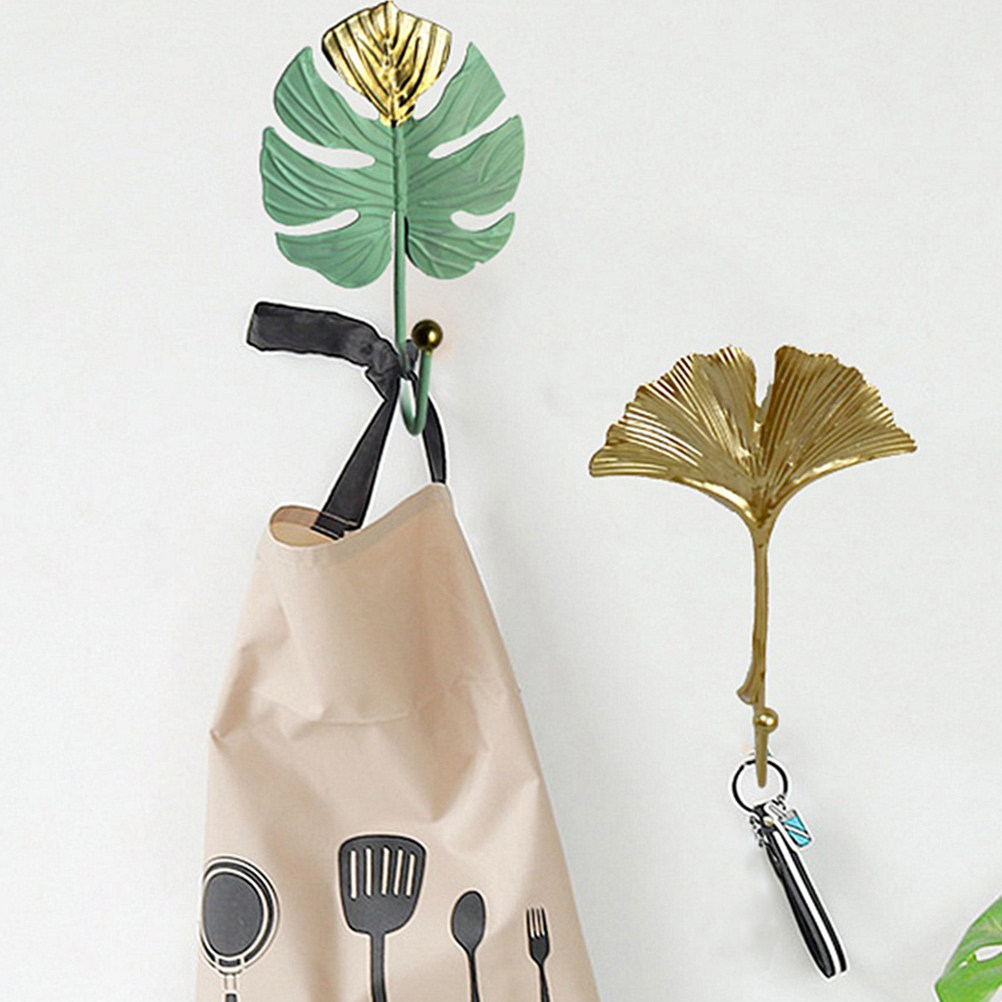 3Pcs Mini Leaf Shape Wall Hook - огляд і ціна Office Lighting Decor