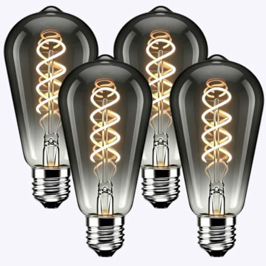 4 Pack ST64 LED Edison Bulbs 6 - огляд і ціна Vintage Lighting Decor