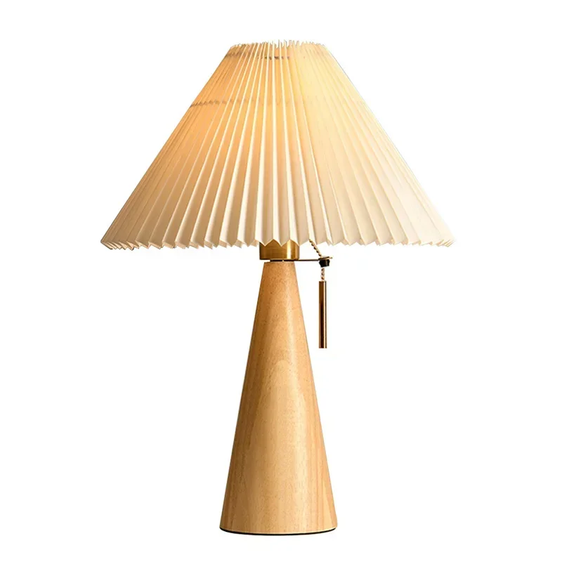 Retro Pleated Table Lamp Nordi - огляд і ціна Lighting Table Decor