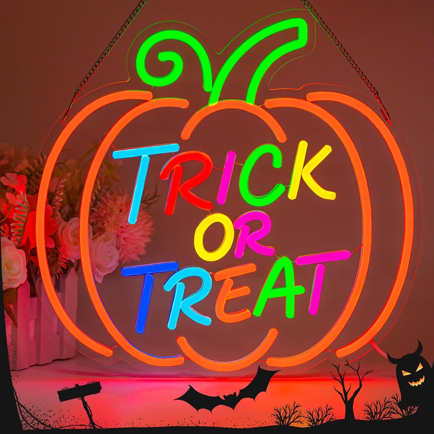 Trick Or Treat Pumpkin LED Neo - огляд і ціна Home Decor Lighting Tricks