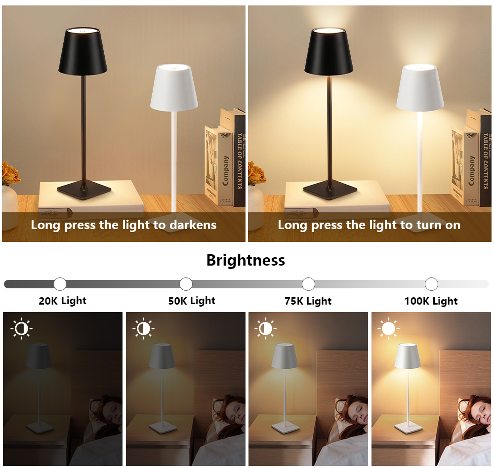 LED Rechargeable Desk Light Wi - огляд і ціна Lighting Table Decor