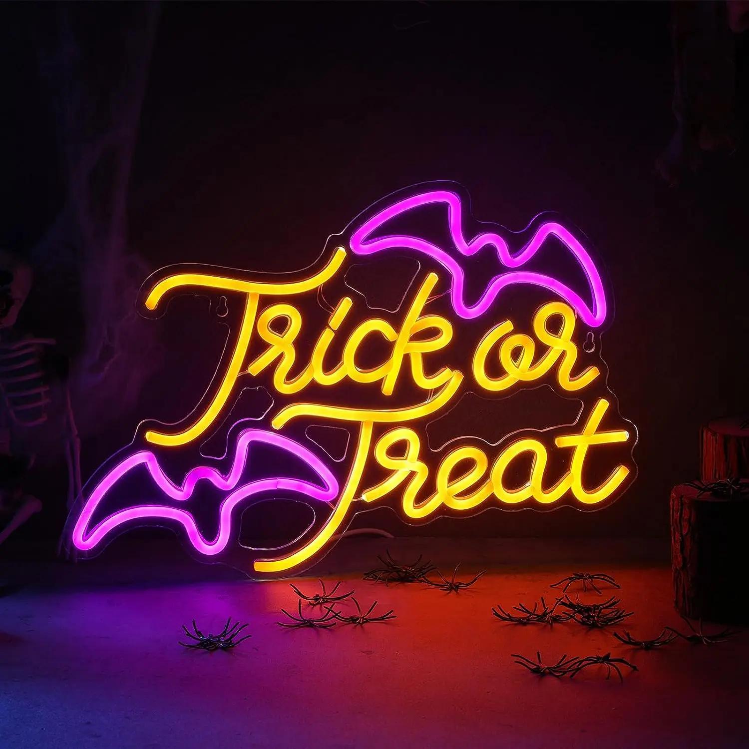 Trick or Treat Bat Neon Light  - огляд і ціна Home Decor Lighting Tricks