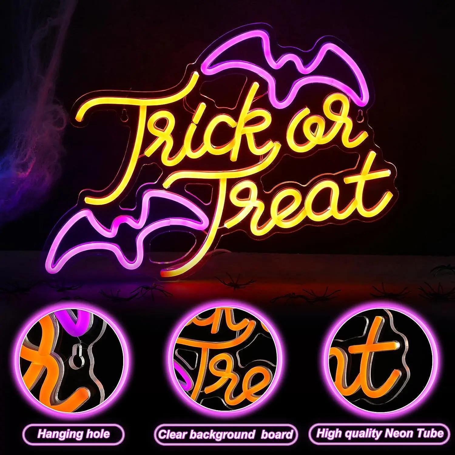 Trick or Treat Bat Neon Light  - огляд і ціна Home Decor Lighting Tricks