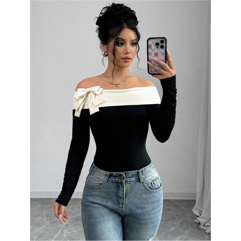 Bowknot Decor Off Shoulder Bod - огляд і ціна Elegant Decor & Lighting Llc